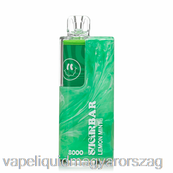 Cukorszelet Sb8000 Eldobható Citrom Menta Vape Folyadék